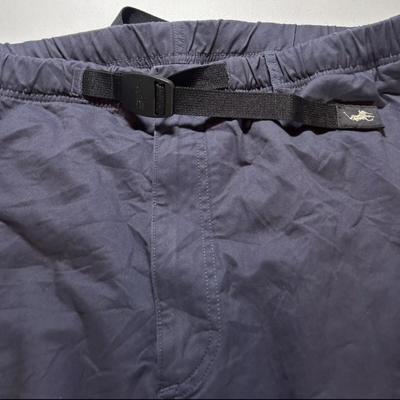 New Polo Ralph Lauren Stretch Sweat Pants Navy Blue Drawstring Cotton Elastic - Picture 6 of 15